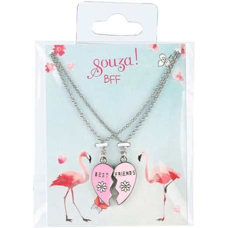 Set van 2 kettingen BFF hart Set van 2 kettingen BFF hart