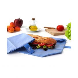 Herbruikbare en afwasbare foodwrap Boc'n'Roll - Square Blue