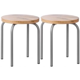 Set van 2 stoelen Circle grey