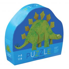 Mini puzzel - Stegosaurus - 12 st