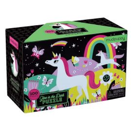 Glow in dark puzzel - Eenhoorns