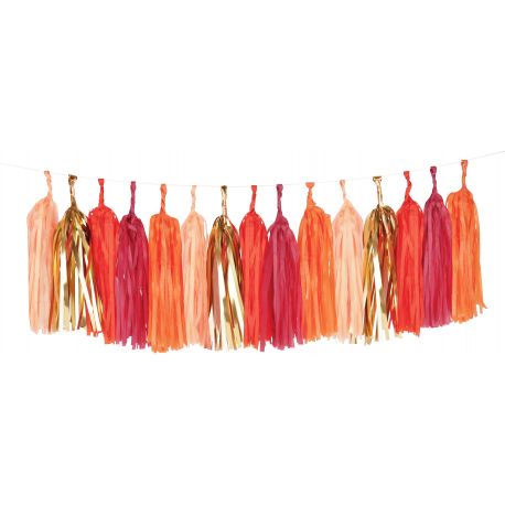 Slinger met kwasten - red Slinger met kwasten - red