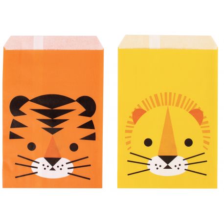 10 papieren feestzakjes - mini felines 10 papieren feestzakjes - mini felines