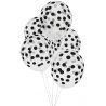 5 coole feestballonnen confetti - black
