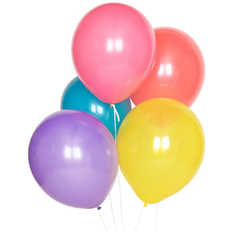 My little day 10 vrolijke feestballonnen - multicolor - De Zebra