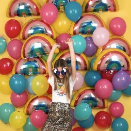 10 mix ballonnen - pink