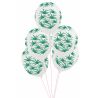 5 vrolijke feestballonnen - green leaves