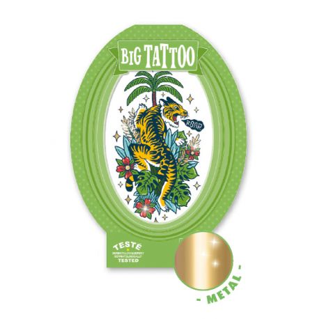 Grote tattoo - Tijger Grote tattoo - Tijger