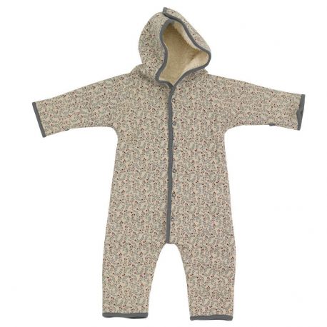 Jumpsuit met hoodie - Blad pumice Jumpsuit met hoodie - Blad pumice