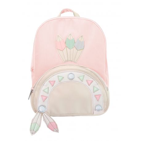 Stoere kleuterrugzak - Indiaan roze Stoere kleuterrugzak - Indiaan roze