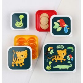Lunch & snack box set - Jungle tijger