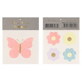 Floral butterfly - kleine tattoos