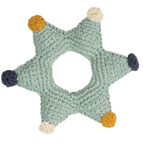 Crochet rammelaar - ster Crochet rammelaar - ster