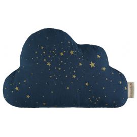 Cloud kussen - gold stella & midnight blue