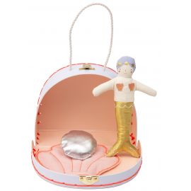 Mini koffer met zeemeermin-popje