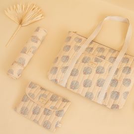 Bagatelle luiertasje - blue gatsby & cream