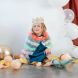 Feestelijke korte cape met neon ruches