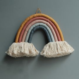 Regenboog van touw - large