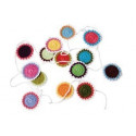 Kleurrijke crochet slinger - Rise and shine