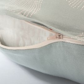 Borstvoedingskussen Sunrise - White gatsby & Antique green
