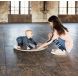 Wobbel 360 blank gelakt met vilt - baby muis