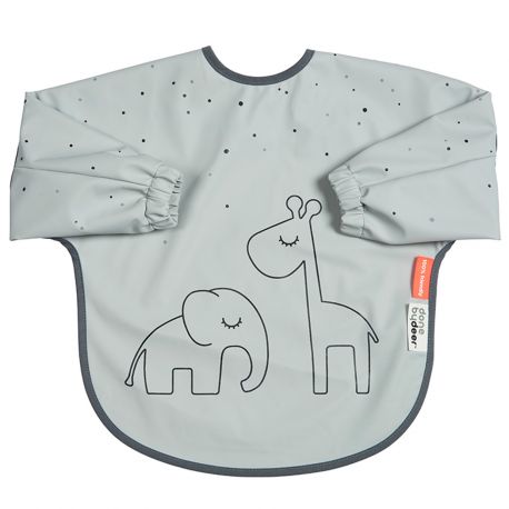 Slab met mouwen - Dreamy dots grey Slab met mouwen - Dreamy dots grey