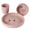 Knappe siliconen eetset - Sea friends powder
