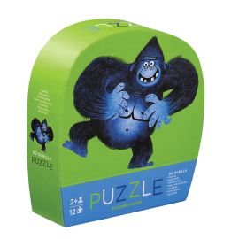 Mini puzzel - Go Gorilla - 12 stukjes