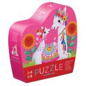 Uitbundige mini puzzel - Llama Love - 12 stukjes