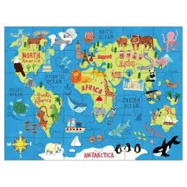 Puzzel To Go - Wereldkaart