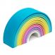 Mooie siliconen speelset 12 Rainbow - pastel