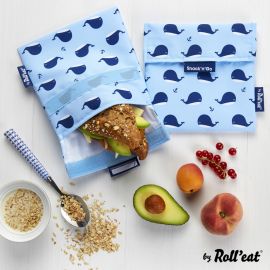 Afwasbaar en herbruikbaar snackzakje - Snack'n'Go - Kid Walvis