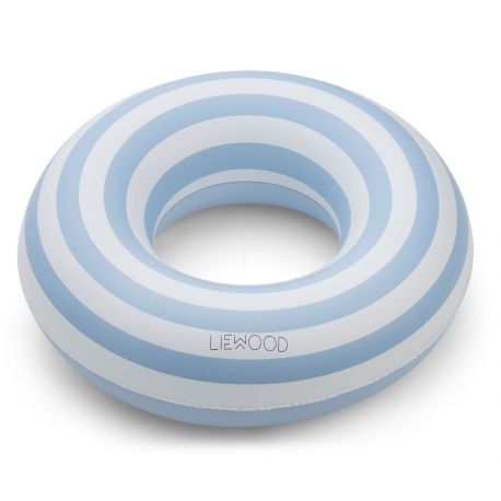 Hippe Baloo zwemband - Stripe: Sea blue/creme de la creme