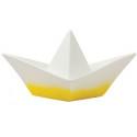 Fris geel nachtlampje origami boot