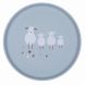 Kinderbord PP+Cellulose - Tiny Farmer Sheep & Goose - blauw