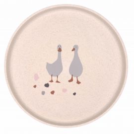 Kinderbord PP+Cellulose - Tiny Farmer Sheep & Goose - natuur