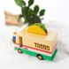 Houten speelgoedauto - Candyvan - Taco Van