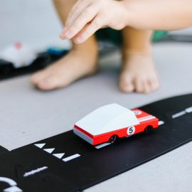 Houten speelgoedauto - Candycar - Red Racer 5