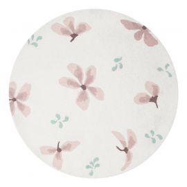 Rond tapijt - Windflower cream