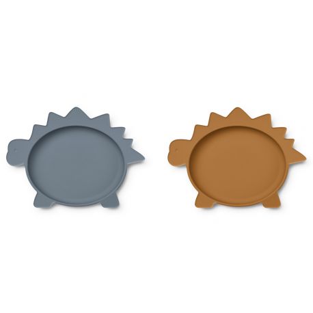 Olivia borden - 2 pack - Dino blue wave & mustard mix Olivia borden - 2 pack - Dino blue wave & mustard mix