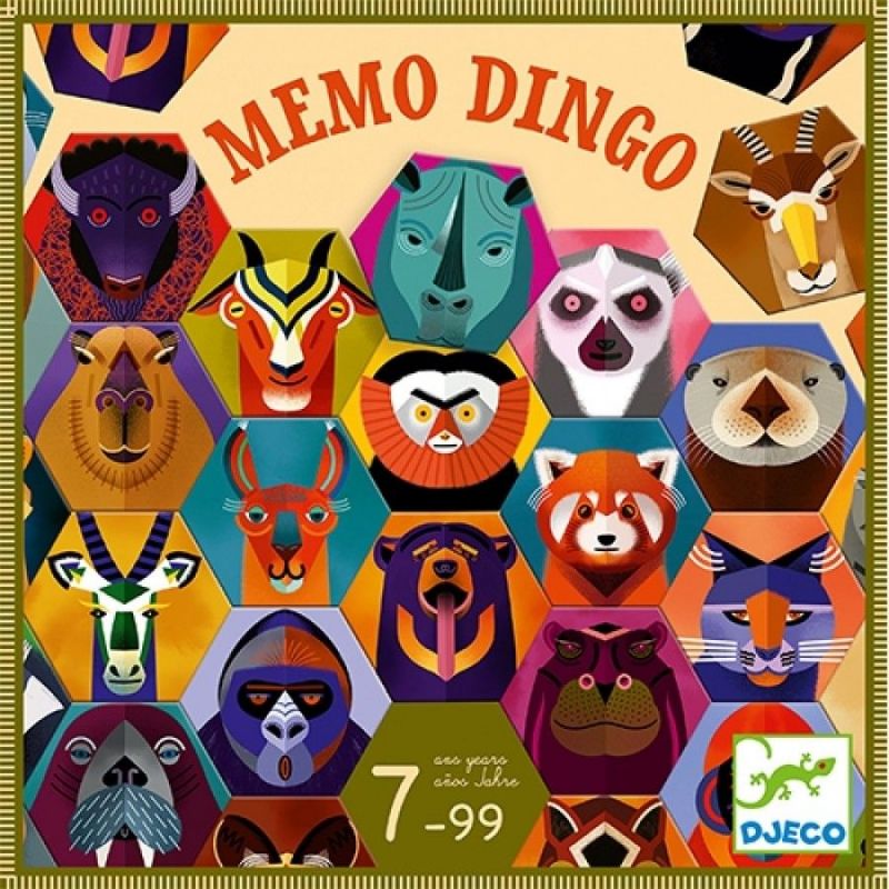 formule invoeren Verminderen DJECO - Mooi Memory spel - Memo Dingo - De Kleine Zebra