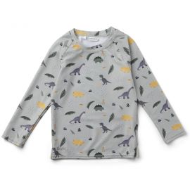Noah zwemshirt - Dino dove blue mix
