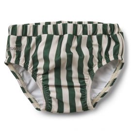 Frej baby zwembroekje - Stripe: Garden green/sandy