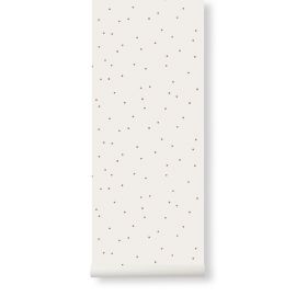 Dot behangpapier - Off-white