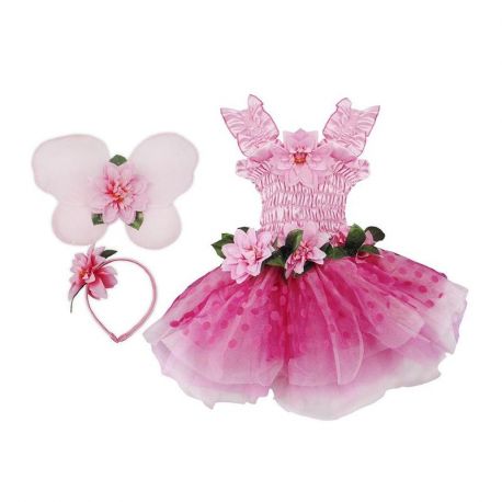 Fairy blooms verkleedjurk - Dark pink