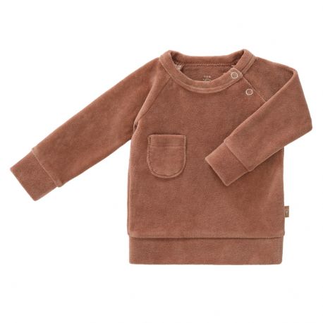 Sweater velours - Tawny brown Sweater velours - Tawny brown