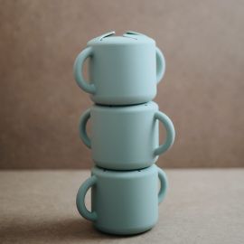 Siliconen snack cup - Cambridge blue