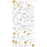 XL muursticker - Meadow flowers big