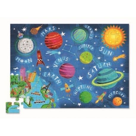 Folie puzzel - Outer Space - 60 stukjes Folie puzzel - Outer Space - 60 stukjes