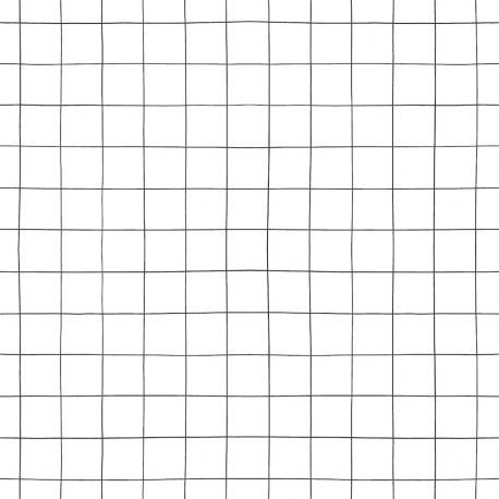 Behangpapier - Minima - Grid - White